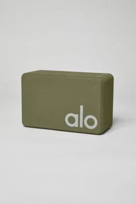 Uplifting Yoga Block – Jungle/Silver