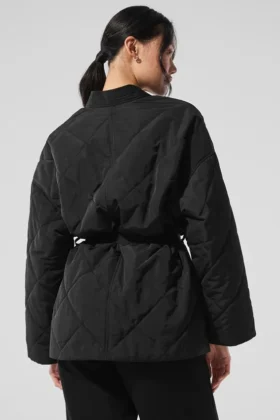 Urbanite Wrap Puffer – Black