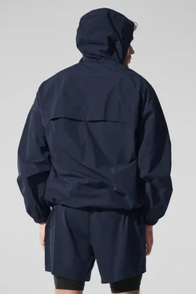 Vantage Nylon Ripstop Track Jacket – Navy