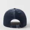 Velvet Off-Duty Cap - Navy