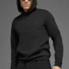 Waffle Lounge Hoodie - Black