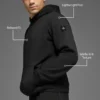 Waffle Lounge Hoodie - Black