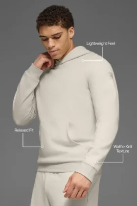 Waffle Lounge Hoodie – Bone