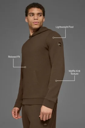 Waffle Lounge Hoodie – Espresso