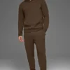 Waffle Lounge Hoodie - Espresso