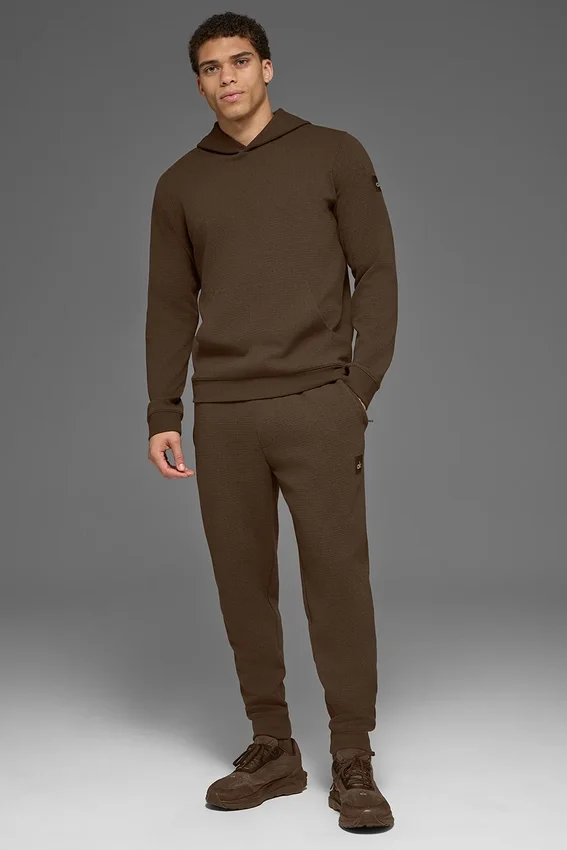 Waffle Lounge Hoodie - Espresso