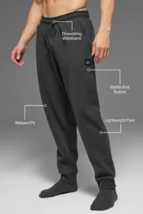Waffle Lounge Jogger – Anthracite