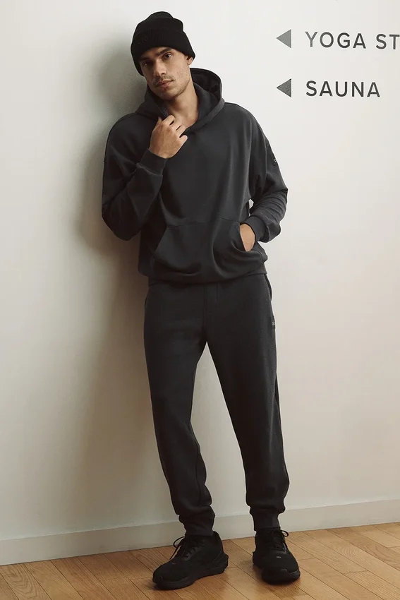 Waffle Lounge Jogger - Anthracite