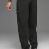 Waffle Lounge Jogger - Black