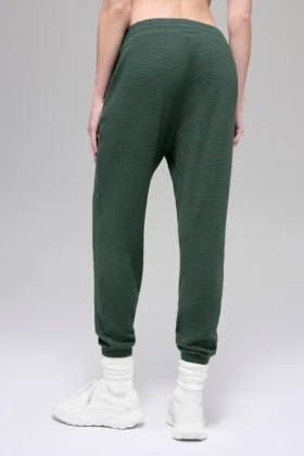 Waffle Weekend Escape Jogger – Clover Green