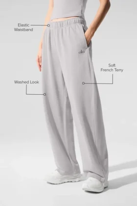 Washed Accolade Straight Leg Sweatpant – Grey Sky Wash