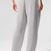 Washed Accolade Straight Leg Sweatpant - Grey Sky Wash
