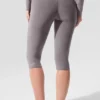 Washed Alosoft High-Waist Iconic 90'S Capri - Cool Grey Wash