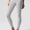 Washed Alosoft High-Waist Sunray Legging - Grey Sky Wash