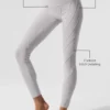 Washed Alosoft High-Waist Sunray Legging - Grey Sky Wash