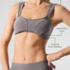 Washed Alosoft Sunray Bra - Cool Grey Wash