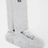 Women's Strappy Siren Grip Sock - Athletic Heather Grey