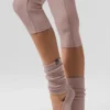 Women's Strappy Siren Grip Sock - Taupe