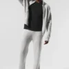Wool Cashmere New Class Full Zip Hoodie - Pearl Grey Heather