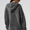 Wool Cashmere New Class Full Zip Hoodie - Platinum Grey