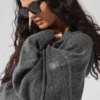 Wool Cashmere New Class Full Zip Hoodie - Platinum Grey