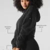 Wool Cashmere New Class Hoodie - Black
