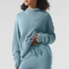 Wool Cashmere New Class Hoodie - Celestial Blue Granite Heather