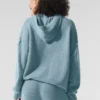 Wool Cashmere New Class Hoodie - Celestial Blue Granite Heather