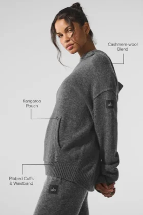 Wool Cashmere New Class Hoodie – Platinum Grey