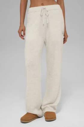 Wool Cashmere New Class Sweatpant - Bone Heather