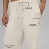 Wool Cashmere New Class Sweatpant - Bone Heather