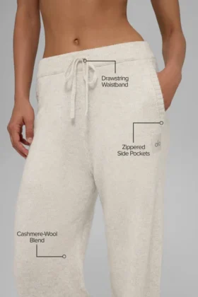 Wool Cashmere New Class Sweatpant – Bone Heather