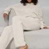 Wool Cashmere New Class Sweatpant - Bone Heather