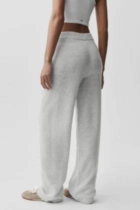 Wool Cashmere New Class Sweatpant – White Heather