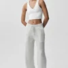 Wool Cashmere New Class Sweatpant - White Heather