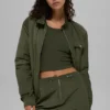 Work It Bomber - Green Olive
