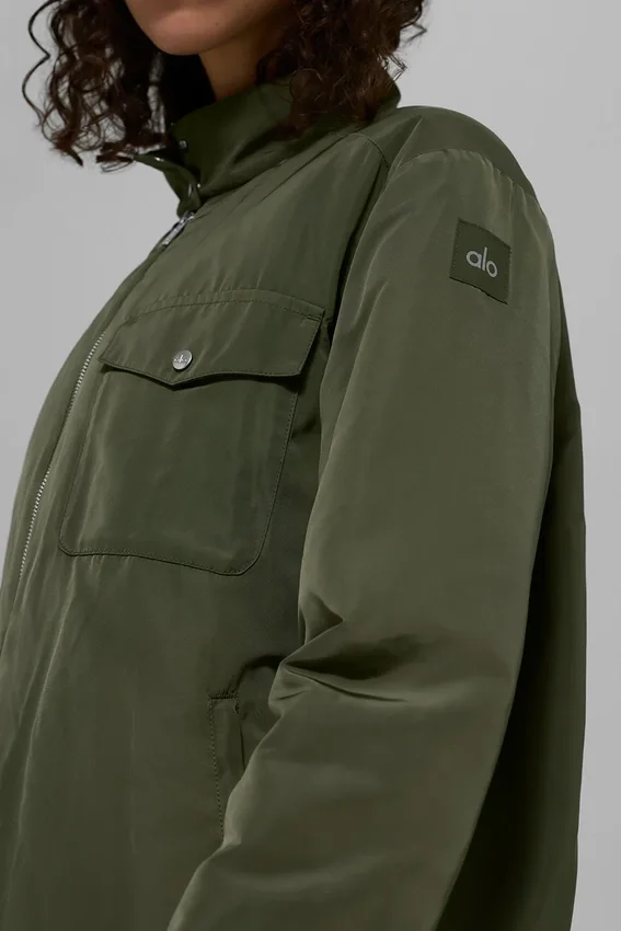Work It Bomber - Green Olive